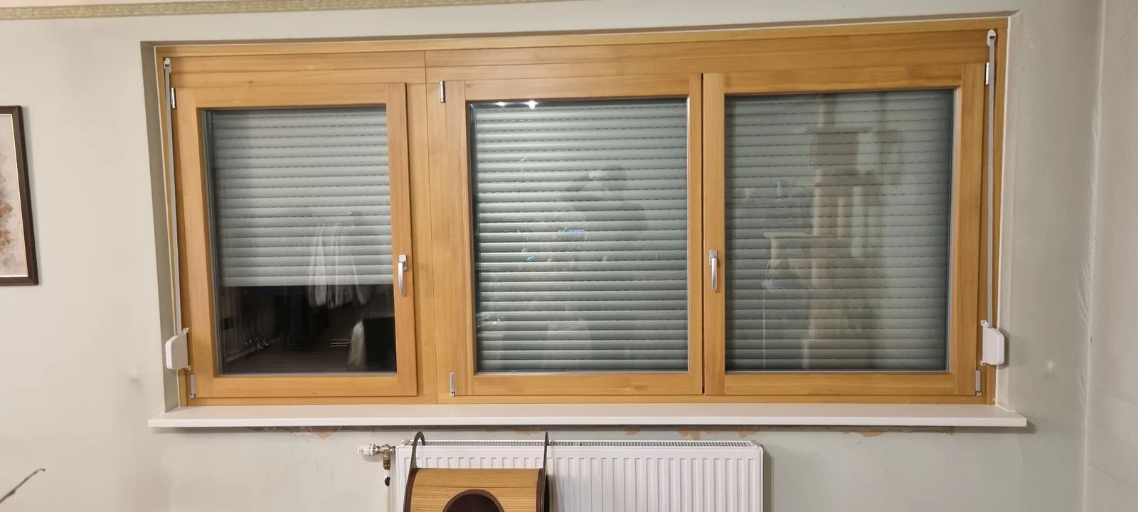 Eingebautes KAPO Holzfenster